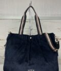 Sac cabas Maena en velours côtelé Mila Louise vertigo