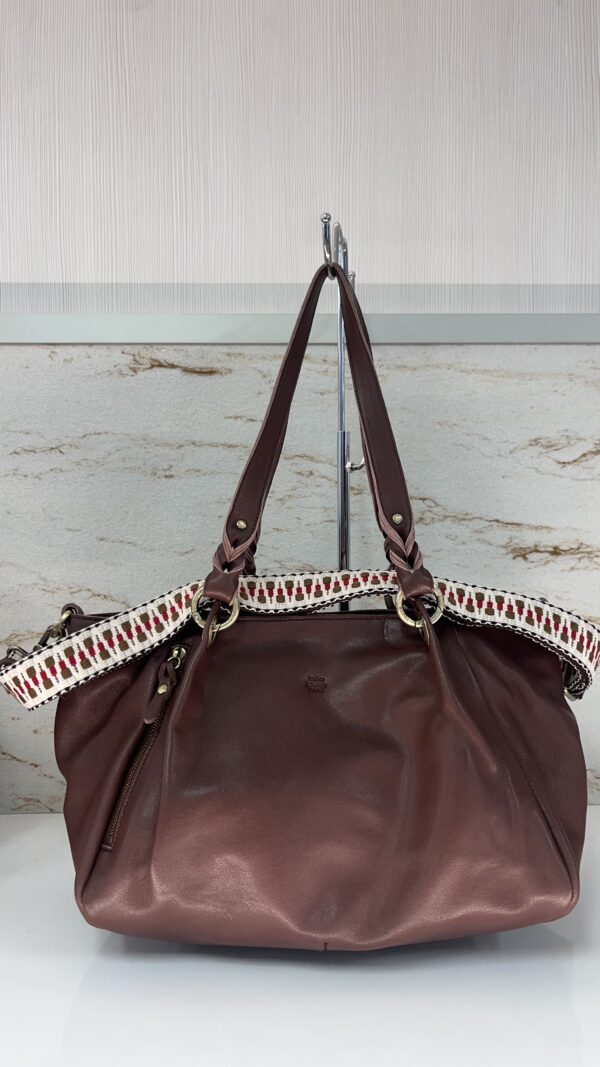 Sac à main cabas Naelys C Mila Louise auburn