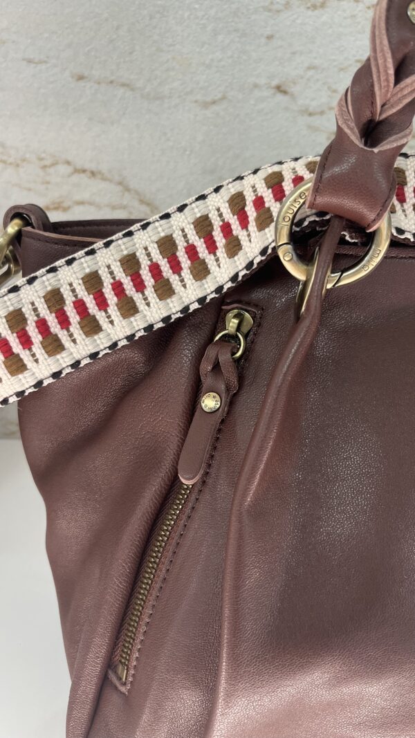 Sac à main cabas Naelys C Mila Louise auburn