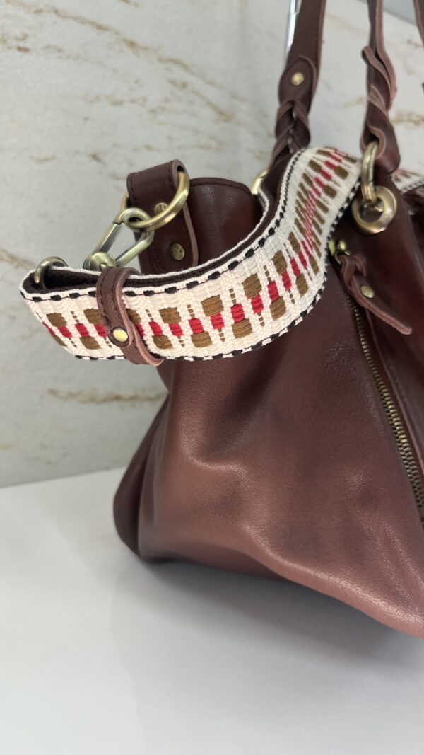 Sac à main cabas Naelys C Mila Louise auburn