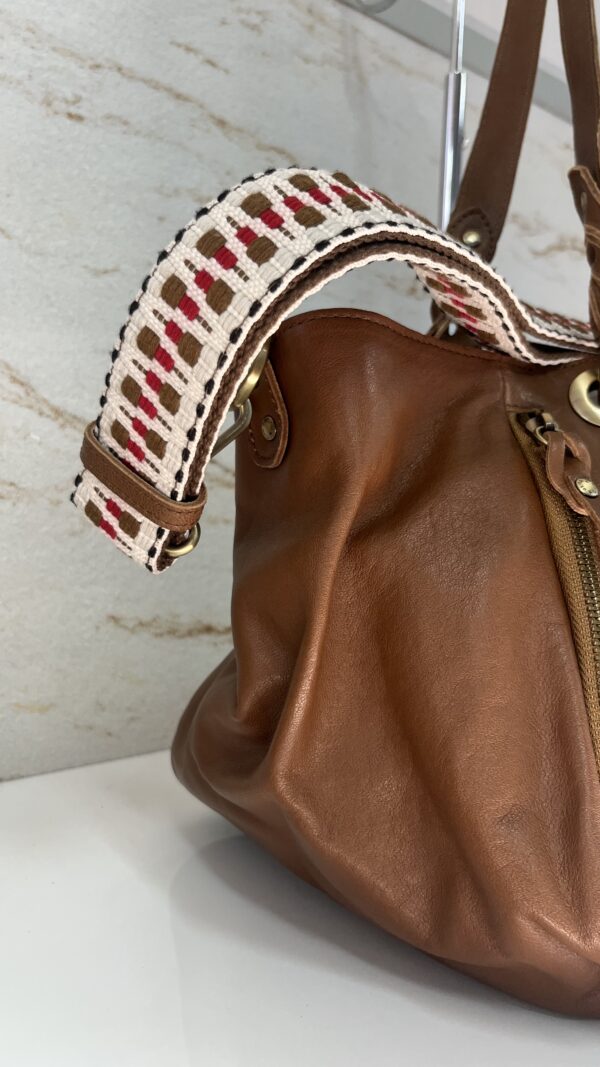 Sac à main cabas Naelys C Mila Louise ocre