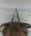Sac à main cabas Naelys C Mila Louise fumé kaki