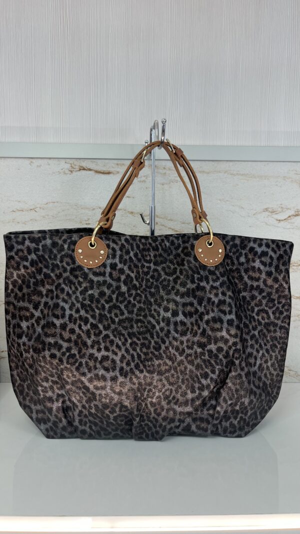 Sac cabas NISA LP2 léopard vertigo Mila Louise