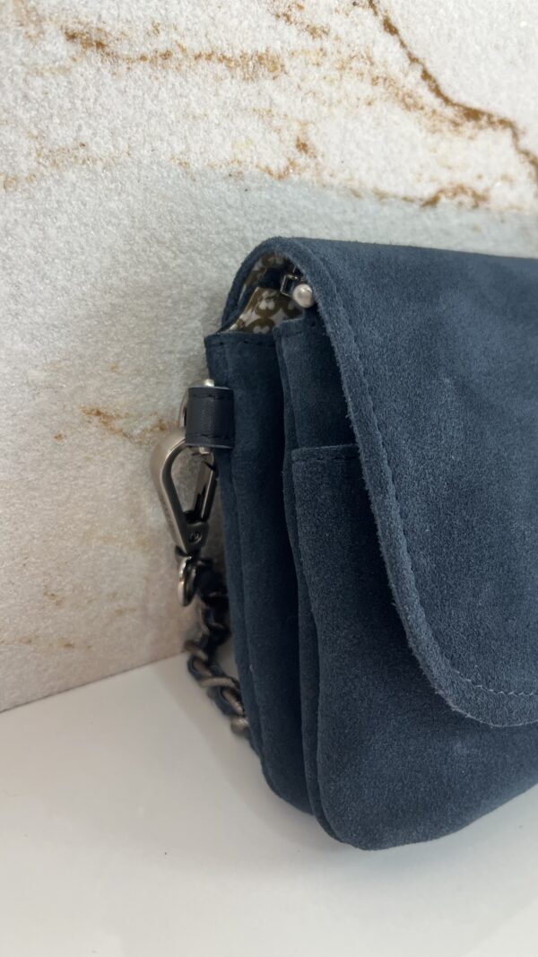 Sac pochette porté travers Odile V vertigo cuir Mila Louise