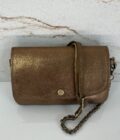 Sac pochette porté travers Odile X ocre cuir Mila Louise
