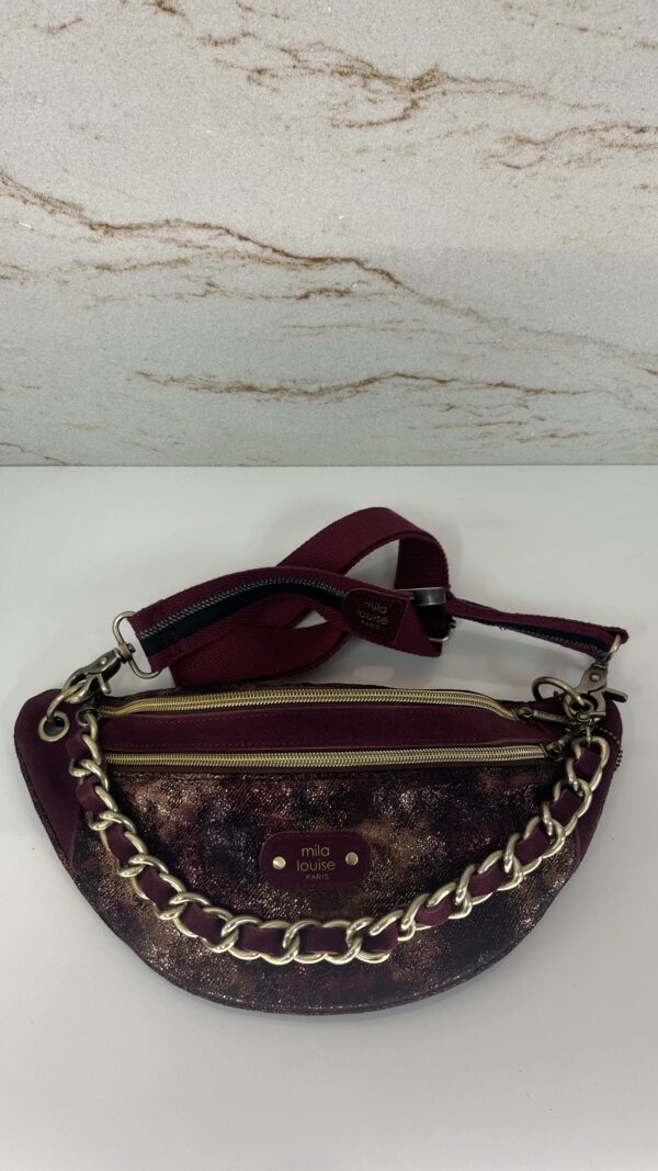 Sac banane Petra DN1 Mila Louise pourpre