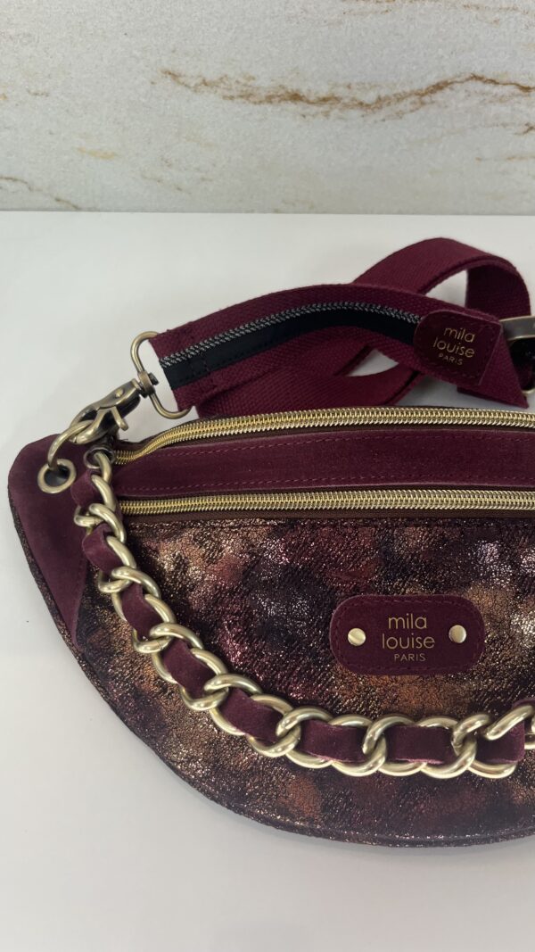 Sac banane Petra DN1 Mila Louise pourpre