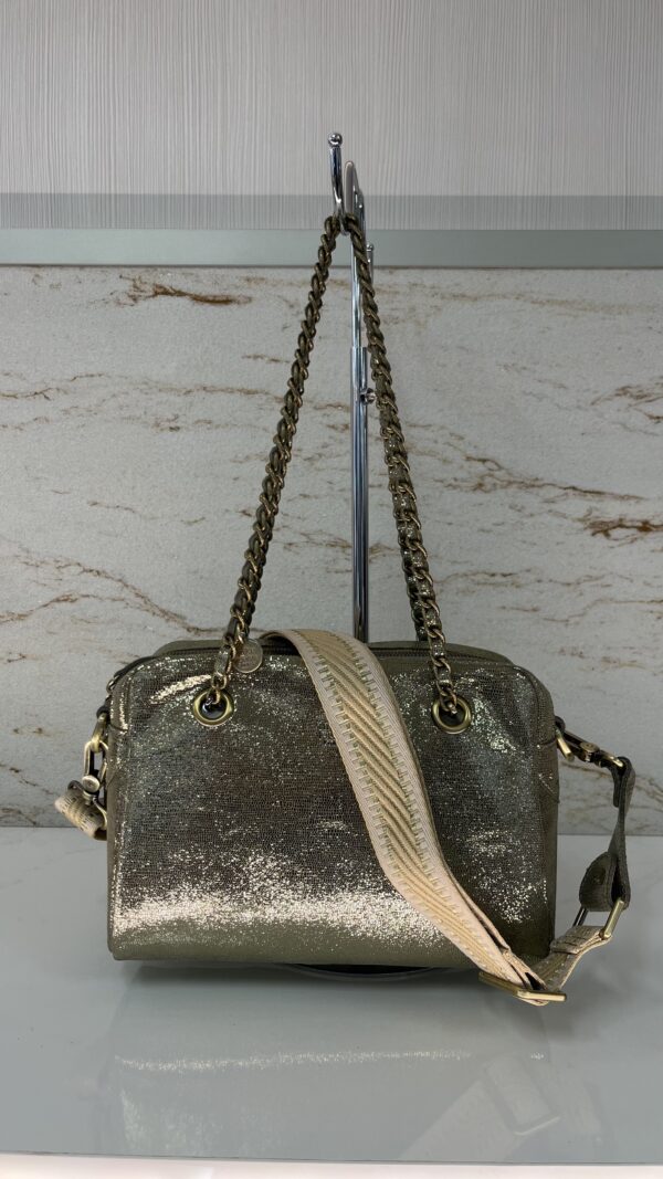 Sac bandoulière cuir Nell RX Mila Louise Oyster
