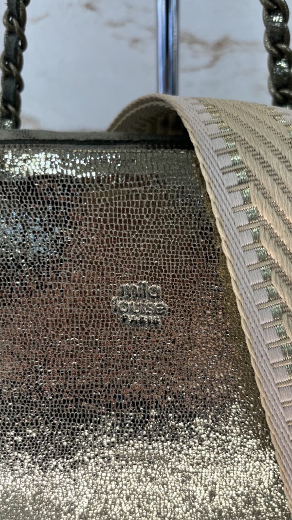 Sac bandoulière cuir Nell RX Mila Louise Oyster