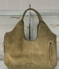 Sac hobo Philae V croûte de cuir Mila Louise oyster