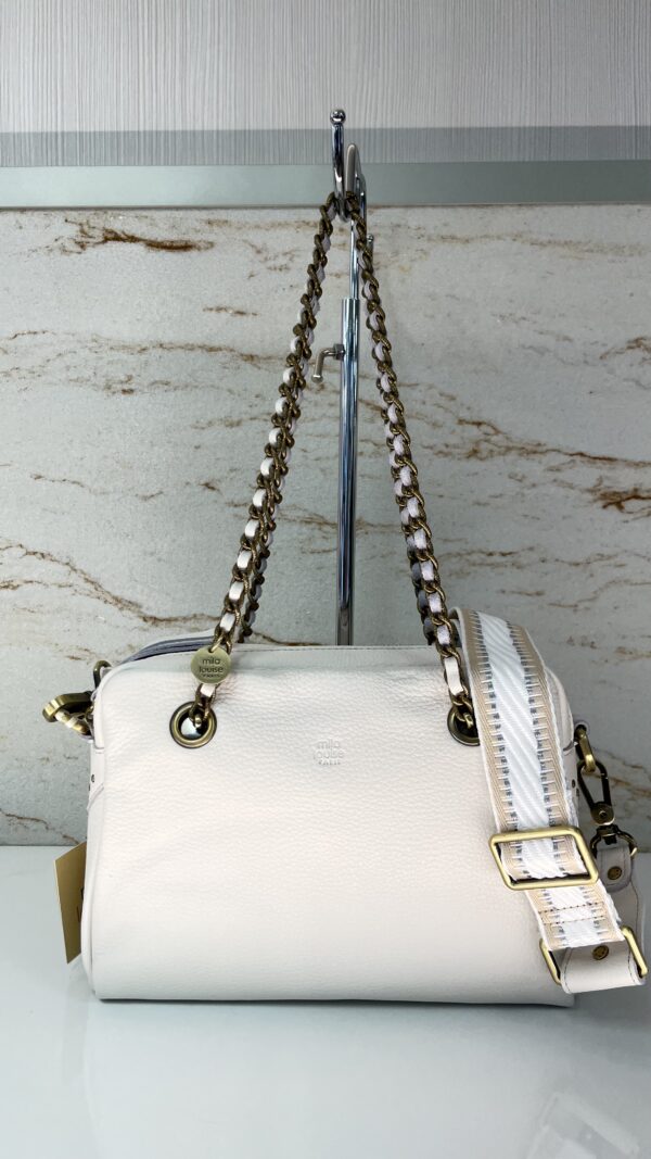 Sac à main bandoulière Nell C1 Mila Louise latte