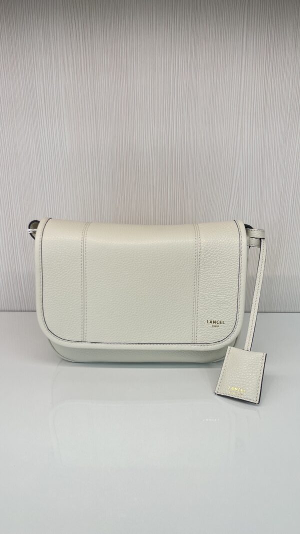 Sac à rabat besace Victoire M Lancel neige