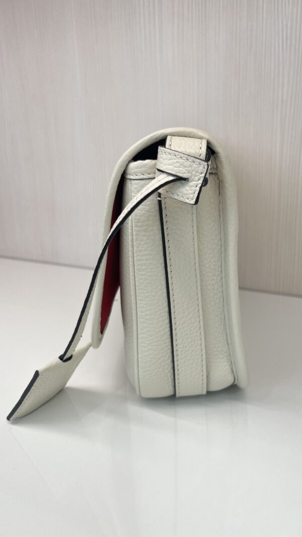 Sac à rabat besace Victoire M Lancel neige