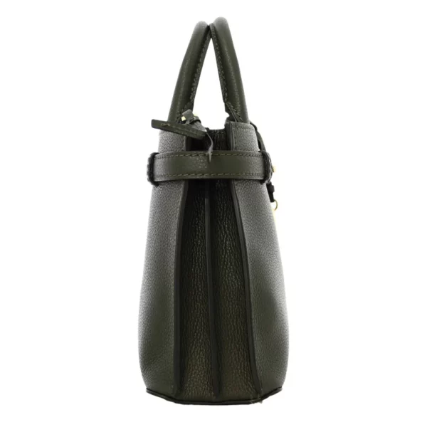 Sac porté main S Faubourg cuir Lancel - kaki