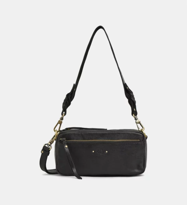 Sac à main Tata CC Mila Louise cuir noir