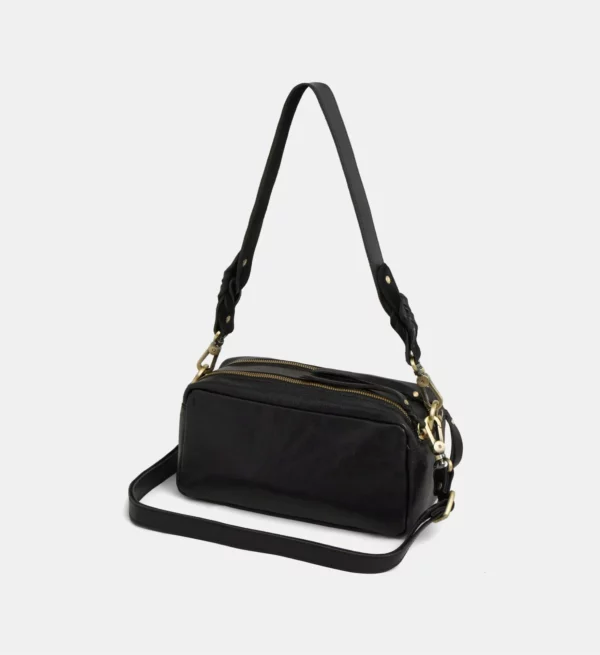Sac à main Tata CC Mila Louise cuir noir