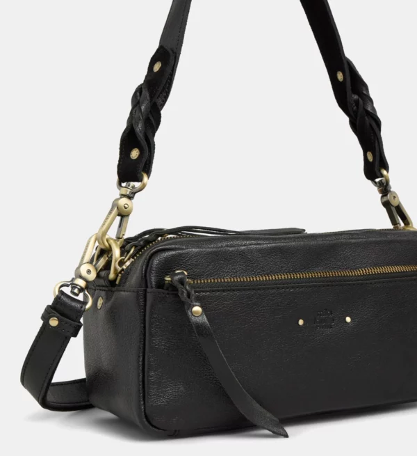 Sac à main Tata CC Mila Louise cuir noir