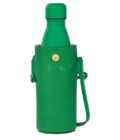 Porte-gourde avec bouteille Epure cuir - Longchamp - vert
