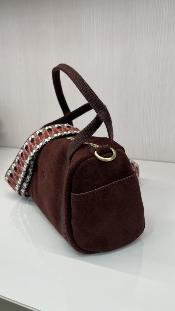 Mini sac à main polochon Bee V Mila Louise auburn