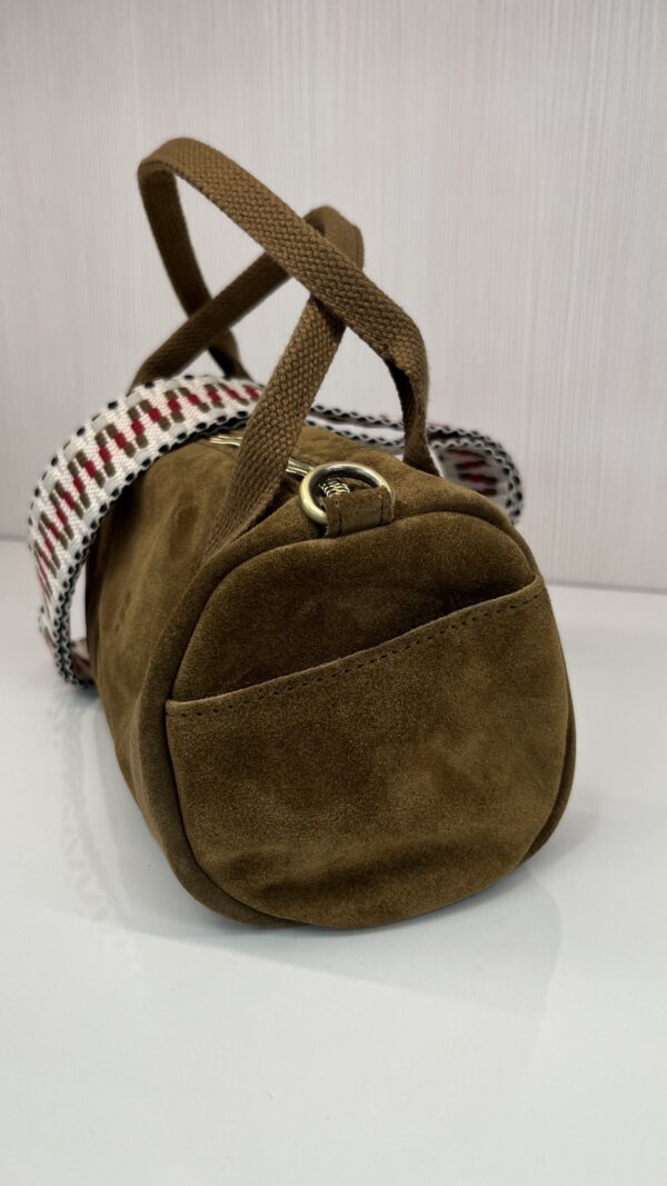 Mini sac à main polochon Bee V Mila Louise ocre