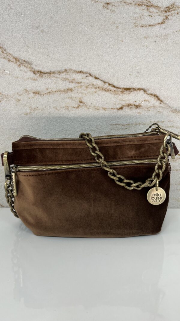 Sac pochette Maty sequin Mila Louise auburn