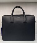 Porte-documents homme Emile slim homme 14' Le Tanneur noir bleu
