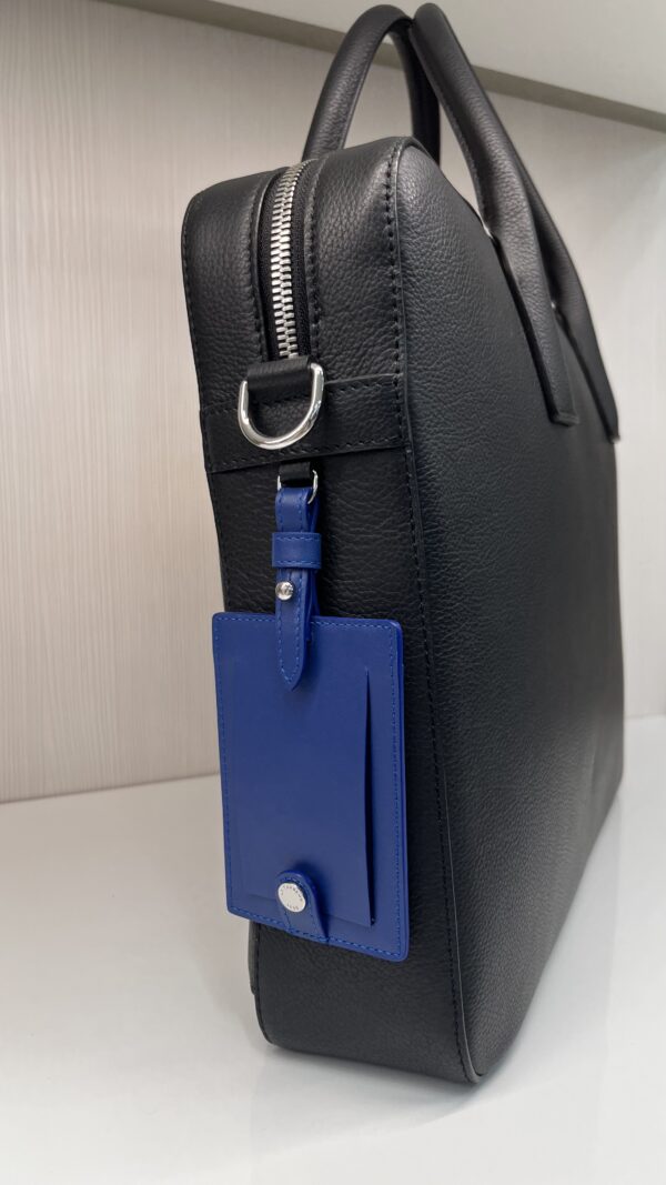 Porte-documents homme Emile slim homme 14' Le Tanneur noir bleu