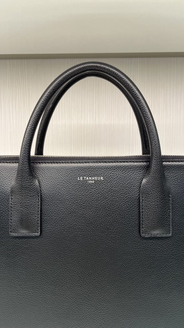 Porte-documents homme Emile slim homme 15' Le Tanneur noir