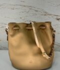 Sac bourse en cuir grainé Milea Mila Louise ambre
