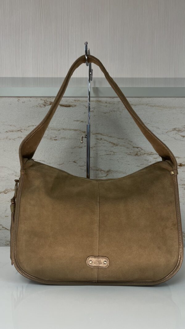 Sac besace porté épaule Melis V Mila Louise bronze