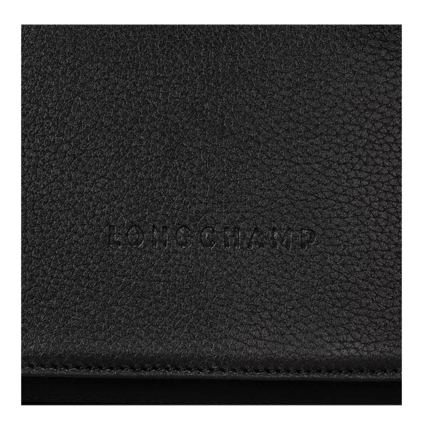 Sac bandoulière à rabat Le Foulonné Longchamp M noir