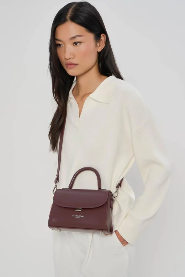 Sac à main Suave Even cuir Lancaster - bordeaux