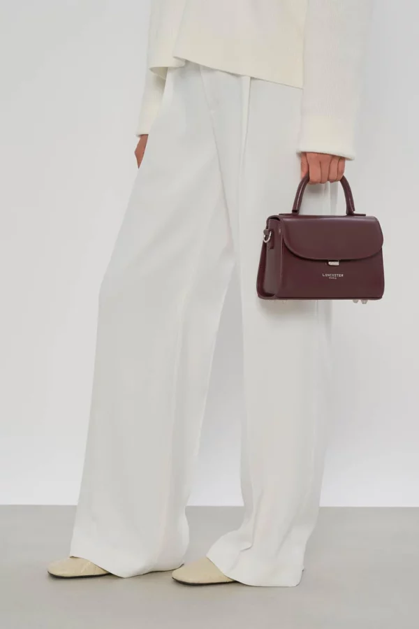 Sac à main Suave Even cuir Lancaster - bordeaux