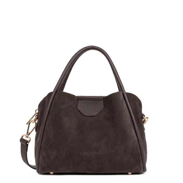 Sac à main femme Ida suède Lancaster marron