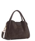 Sac à main femme Ida suède Lancaster marron