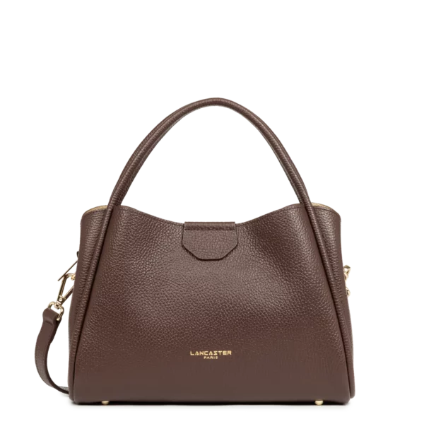 Sac à main femme Ida Double marron cuir Lancaster