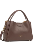 Sac à main femme Ida Double marron cuir Lancaster