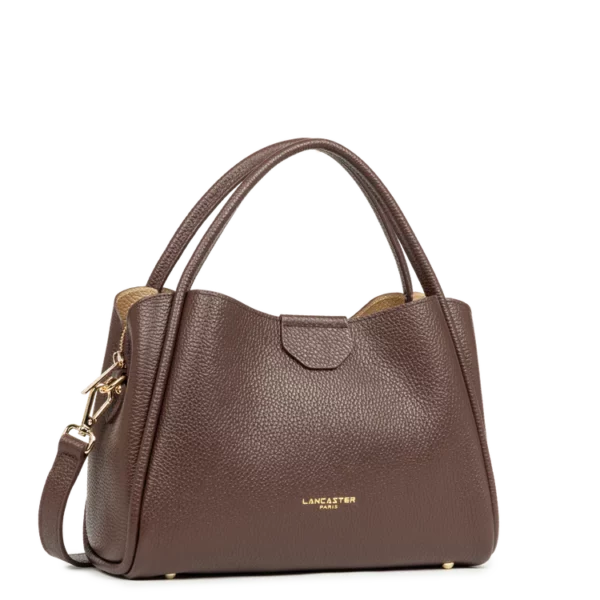 Sac à main femme Ida Double marron cuir Lancaster