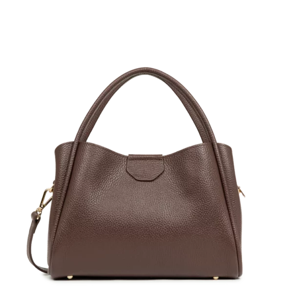 Sac à main femme Ida Double marron cuir Lancaster