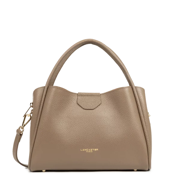 Sac à main femme Ida Double taupe cuir Lancaster
