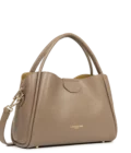 Sac à main femme Ida Double taupe cuir Lancaster