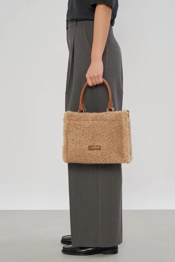 Mini sac cabas main moumoute Lancaster