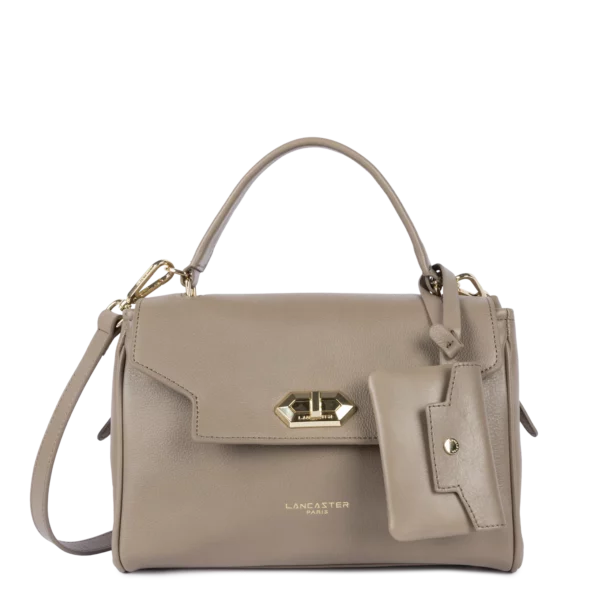 Sac à main femme Mademoiselle Grace Lancaster beige foncé
