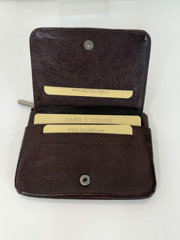 Portefeuille Odie CC Mila Louise cuir rouge/bordeaux