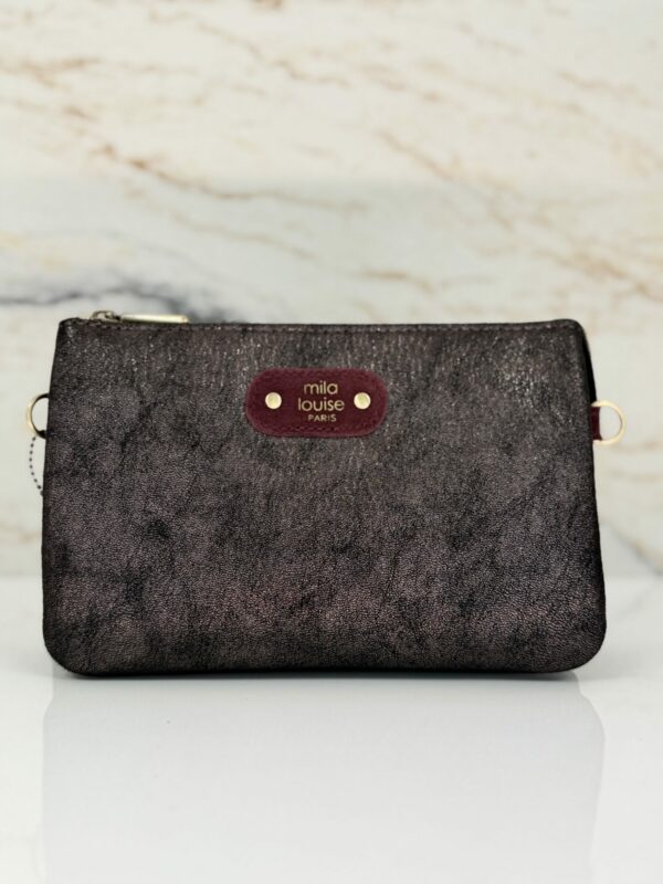 Sac bandoulière / pochette Mira GR Mila Louise rouge/bordeaux