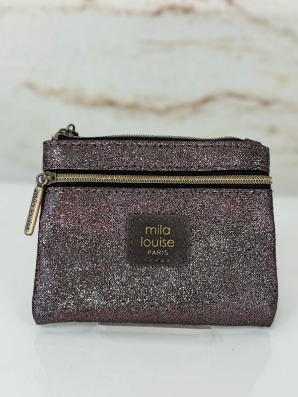 Pochette/porte monnaie MINI AR6 Mila Louise gris dark