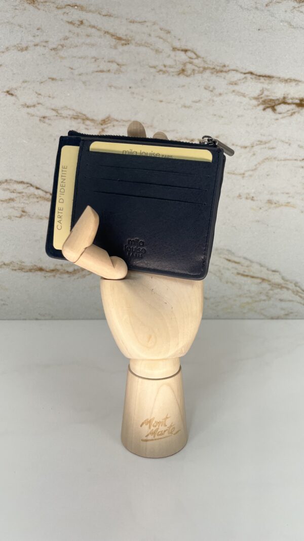 Porte-cartes / porte monnaie Rolae C cuir Mila Louise vertigo