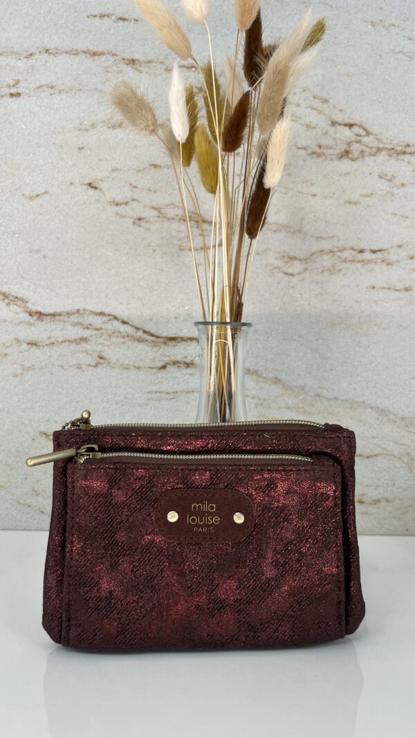 Pochette/porte monnaie PALOMA DN1 Mila Louise auburn