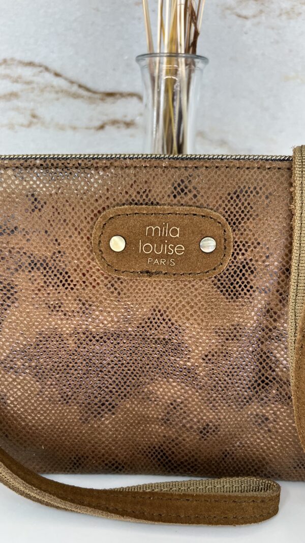 Sac bandoulière / pochette Mira IG Mila Louise ocre