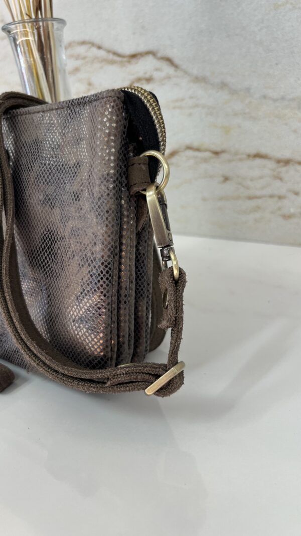 Sac bandoulière / pochette Mira IG Mila Louise fumé kaki